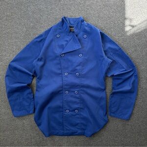 Men's Blue Double-Breasted Jacket